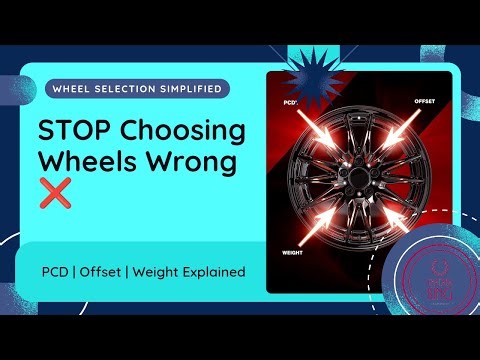 "Stop Choosing Wheels Wrong ❌ Learn PCD, Offset & Weight in 5 Minutes"