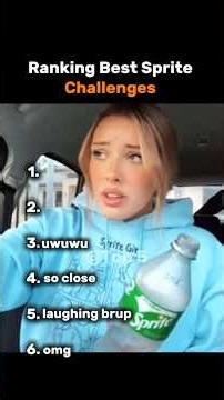 Ranking the FUNNIEST Sprite Challenge Moments 😂🥤 | #shorts #viral #fyp #funny #ranking