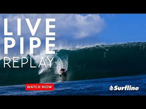 Pipeline, Hawaii March 26th, 2017 | Unedited Raw Footage from Surfline's Live Session at Pipeline