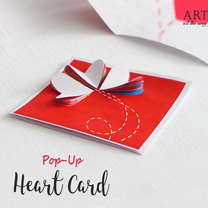 320K views · 5.6K shares | DIY 3D Heart Card Instagram: https://www.instagram.com/ventunoart | Art All The Way | Facebook