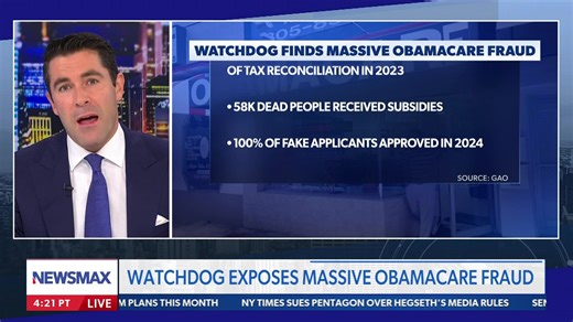 Federal watchdog finds massive Obamacare fraud | Rob Schmitt Tonight | NEWSMAX