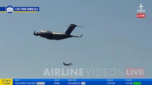 263K views · 5.3K reactions | Back-to-back C-17 takeoffs at HNL during Wednesday’s Airline Videos Live broadcast—massive power, roaring engines, and an unforgettable sight from Honolulu! #airlinevideos #airlinevideoslive #aviation #airplanes #avgeek | AIRLINE VIDEOS | Facebook