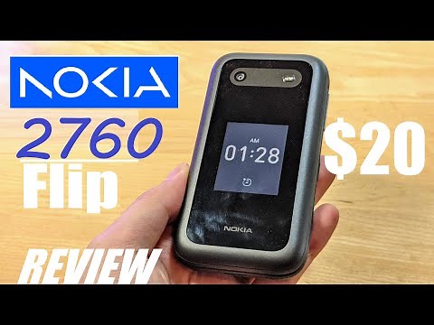 REVIEW: Nokia 2760 Flip - KaiOS 3 Flip Phone for $20 - Full Walkthrough & Features Explored!