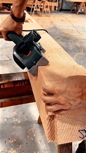 Electric Wood Planer Work Tool for Precision Carpentry Finishing