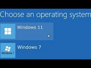 Dualbooting Windows 7 and 11!