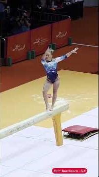 📢 Kaia Tanskanen from Finland 🇫🇮 – Balance Beam | Women’s Qualification | 2025 FIG AGWC Jakarta,🇮🇩