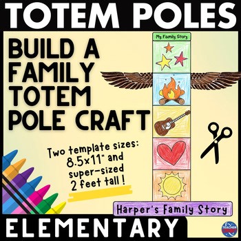 Build a Family Totem Pole Craft Project Native American Heritage Month Activity
