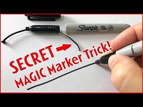 How to do Amazing Vanishing Magic Marker Trick! (SECRET REVEALED!)