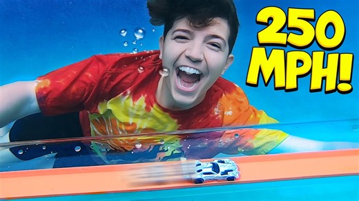 6.6K views · 148 reactions | I Built the World's Fastest UNDERWATER Hot Wheels Track! (250 MPH) | Preston Tv | Facebook