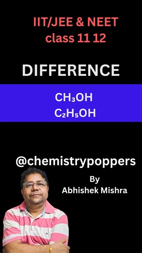 Why Ethyl Alcohol Glows Yellow & Methyl Doesn't | Chemistry Trick #neet