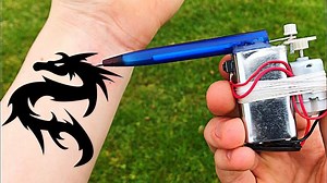 How To Make Simple Tattoo Machine At Home | Inventor 101