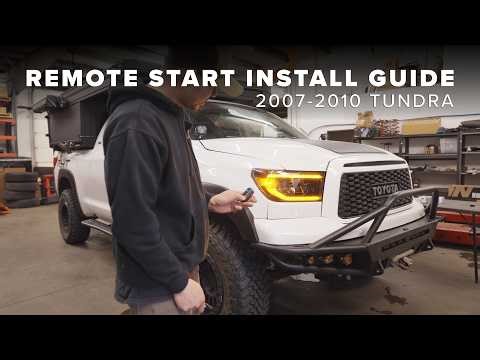 2007-2010 Toyota Tundra Remote Start Install | Easy Plug & Play DIY