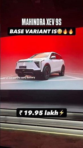 Mahindra XEV 9S Base Model Features