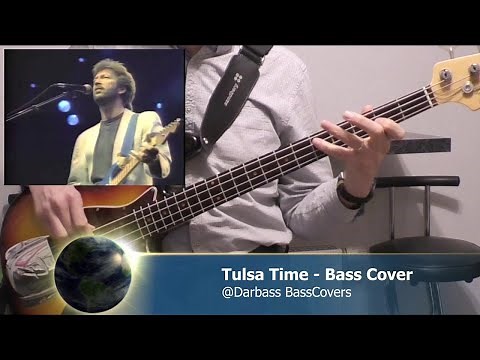 [Eric Clapton] Tulsa Time - Bass Cover 🎧 (with bass tabs & chords pdf)