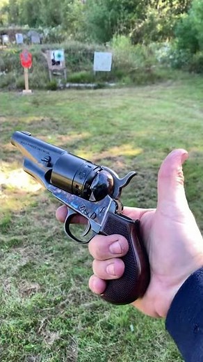 1860 snub nose 45 colt conversion 20 yards