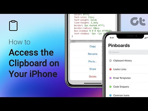 How to Access the Clipboard on Your iPhone | Use The Shortcuts App on iOS | Guiding Tech