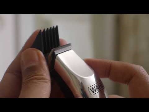 How to attach the guards to the Wahl 5622 Groomsman Rechargeable Beard, Mustache Trimmer