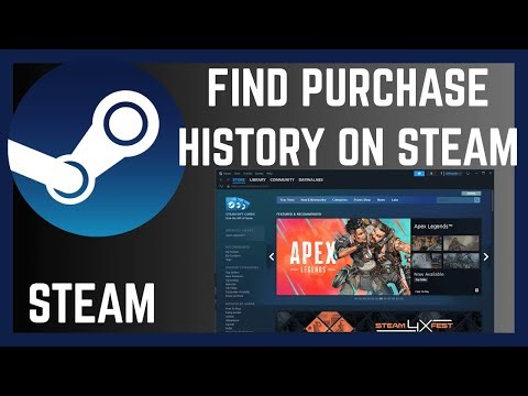 How To Find Purchase History On Steam