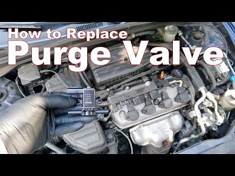 How to Replace an EVAP Vapor Canister Purge Valve on a Honda Civic 2001-2005 - Fix Code p0497