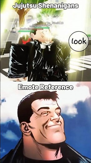 Jujutsu Shenanigans Vs Meme Reference Comparison 2 #jjs #roblox #shorts