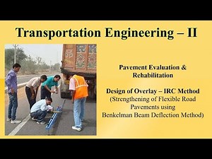 Design of Overlay Thickness - IRC Method - Benkelman Beam Method