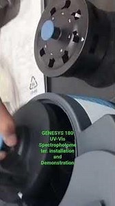 GENESYS 180 UV-Vis Spectrophotometer. installation and Demonstration 👍🏻