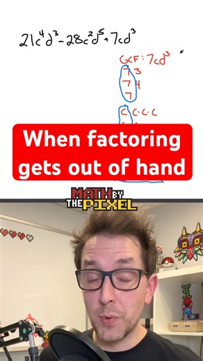 If you can common factor this, you win math #shorts