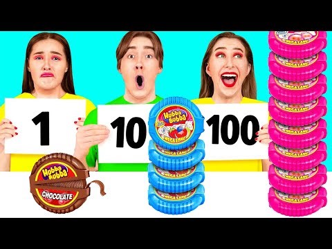 100個重ねフードチャレンジ | スマートガジェットとハック Hahanom Top Challenges