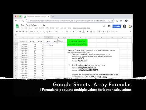 How to (and Why) Create a Basic Array Formula in Google Sheets