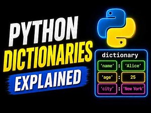 Python Dictionaries Explained – Complete Guide | Tutorial