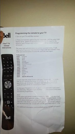 Bell fibe tv remote programming Click Here》Read Instructions below.