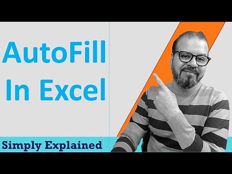 How to use AutoFill in Excel?