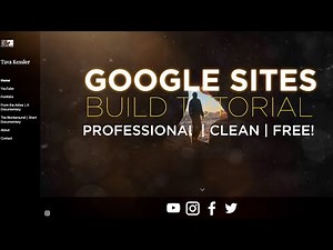 Quick tutorial on creating a modern, clean and free Google Sites website