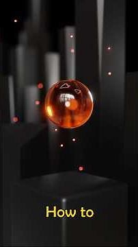 How to Make a Realistic Bouncing Ball Using Cloth Modifier in Blender | Quick Tutorial #shorts