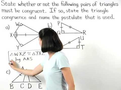 Hypotenuse Leg | Angle Angle Side | MathHelp.com