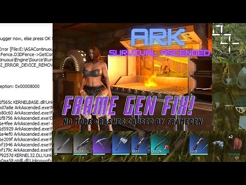 ARK Crashes Solved! The Frame Generation Fix for 40 Series Cards!