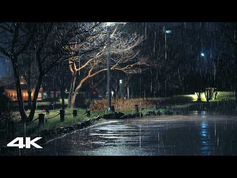 Overcome Insomnia to Sleep Instantly with Gentle Rain at Night | Fall Asleep Fast with Rain Sounds