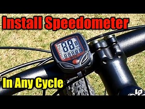 How to Install Cycle Speedometer in Any Cycle | How to Set Speedometer| Cheapest Speedometer
