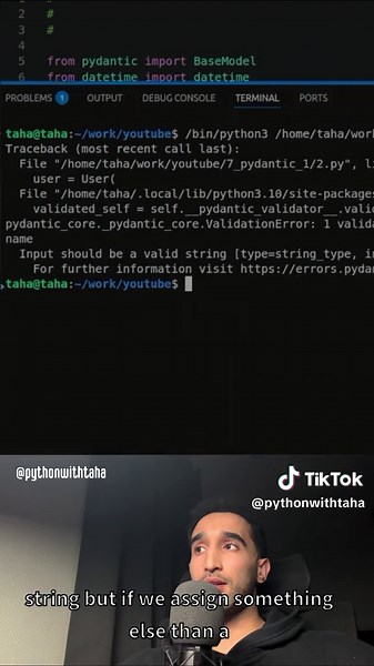 Data validation with Pydantic. Part 1 #python