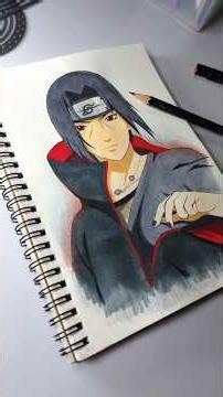 Draw Itachi uchiha step by step with me#ItachiUchiha #Itachi #Naruto