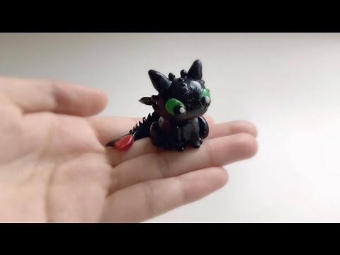 Baby Toothless | Polymer Clay Tutorial