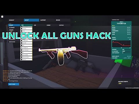 UNLOCK EVERY GUN IN PHANTOM FORCES HACK! | ROBLOX Phantom Forces Unlock All Guns Cheat