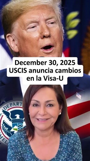 USCIS anuncia cambios en la Visa-U: ¿qué significan para víctimas de crimen? #Visa-U #USCIS #Inmigración #ActualidadEEUU #NuevasReglas #DerechosDeLasVíctimas #fyp