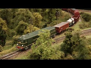 Beautiful French Modular Model Railway Layout with Cab Ride in HO Scale