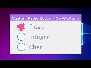 Custom RadioButton - WinForm C#