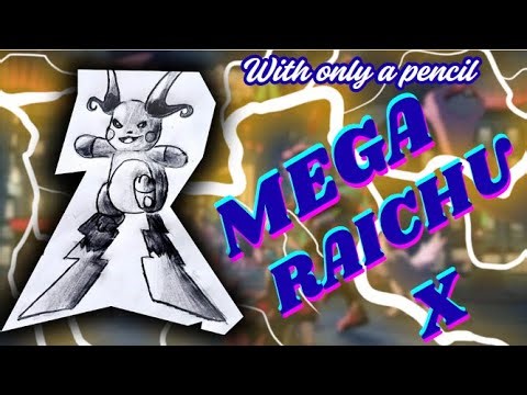How to Draw Mega Raichu X with Pencil Only – Step by Step Tutorial!