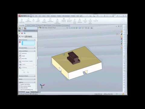 SOLIDWORKS - Width Mate