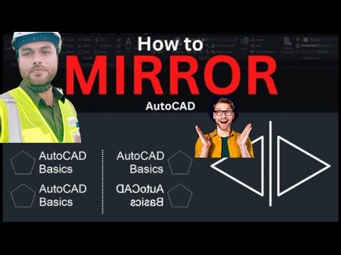 How to use Mirror Command in AutoCAD | Quick and Easy Tutorial. #construction #autocad #3dmax #civil