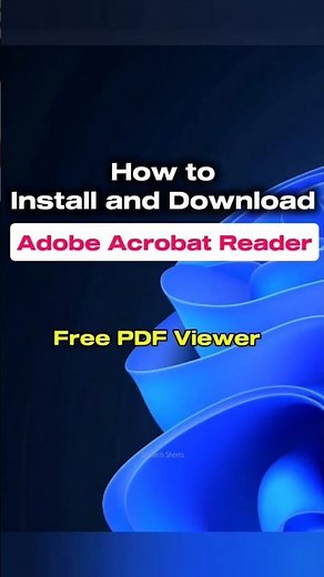 Install Adobe Reader for view PDF files #adobereader #shorts