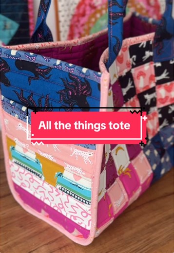 Quilted Tote Bag Tutorial for All the Things